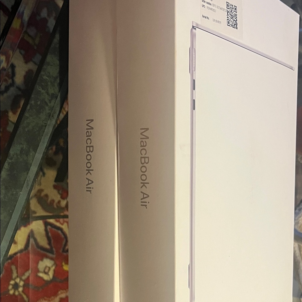 Apple MacBook Air Packaging - White and Silver Accents